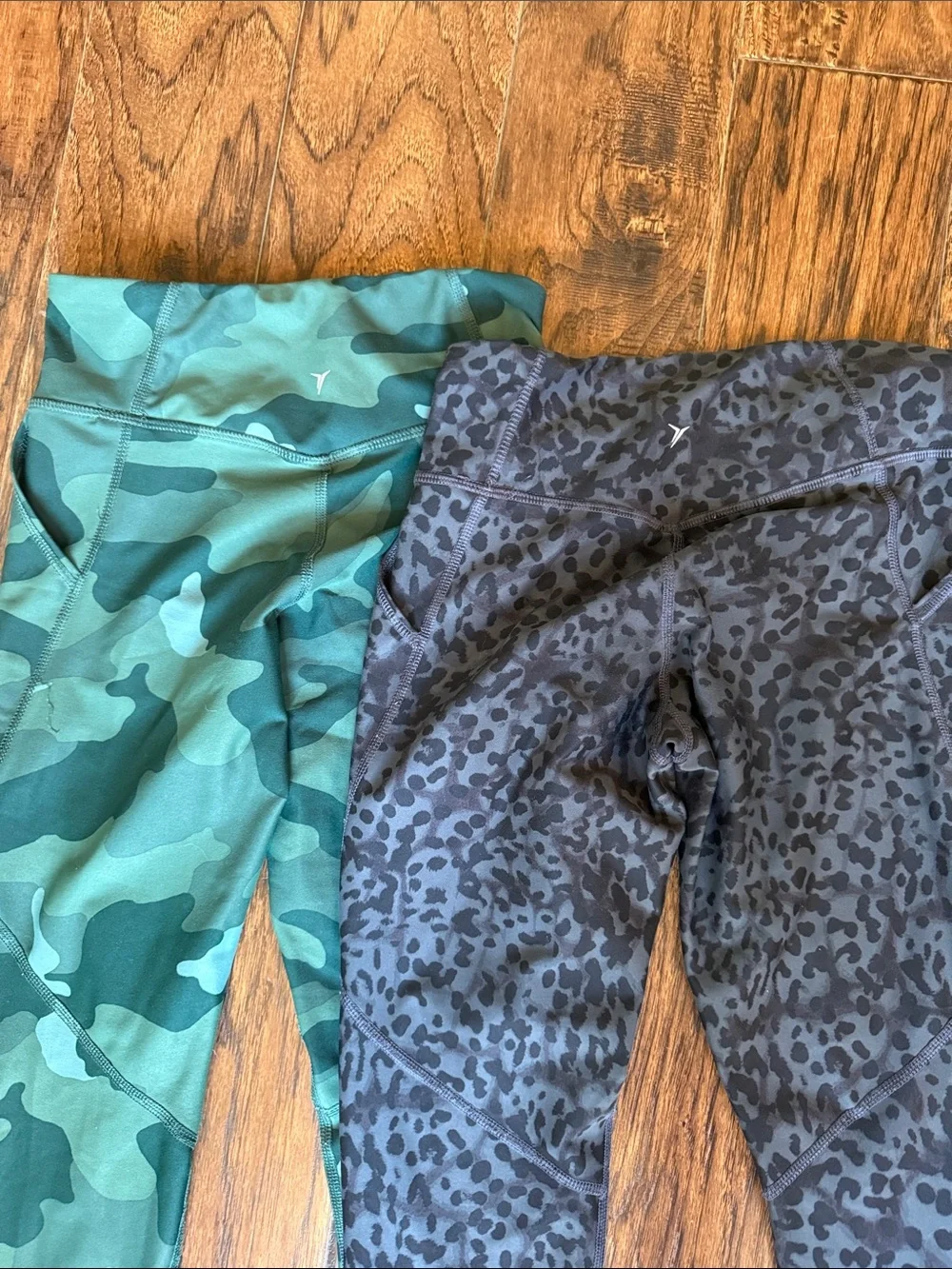 Two pair Old Navy Active Leggings, size large (10/12)